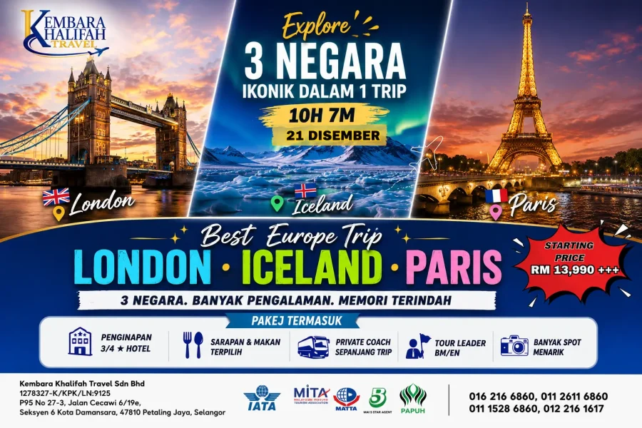 London-Iceland-Paris